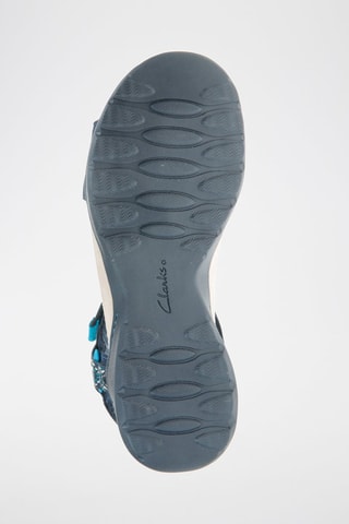 Sandálias de nobuck Amanda - Azul-marinho