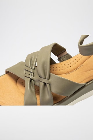 Sandálias com plataforma Clara - Verde-azeitona