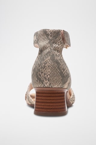 Sandálias de salto Desirae - Bege