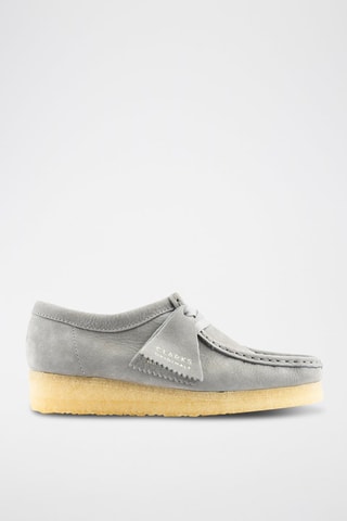Mocassins em nobuck Wallabee - Cinzento