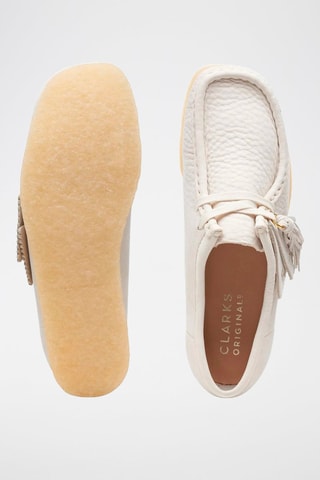 Mocassins em couro Wallabee - Branco