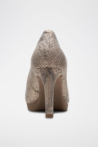 Sapatos de salto em couro Ambyr Joy - Bege