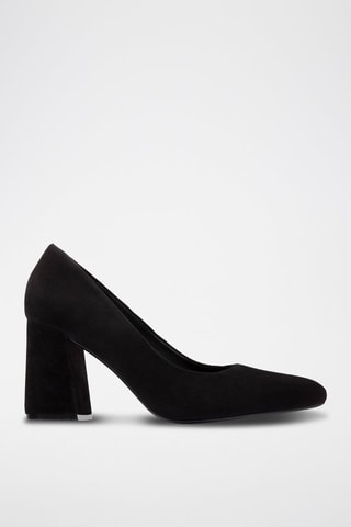 Sapatos de salto em nobuck Laina85 Court - Preto