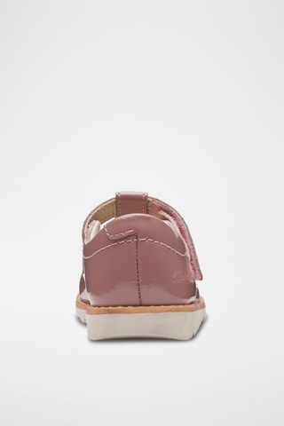 Babies em couro envernizado Crown Teen - Rosa-velho