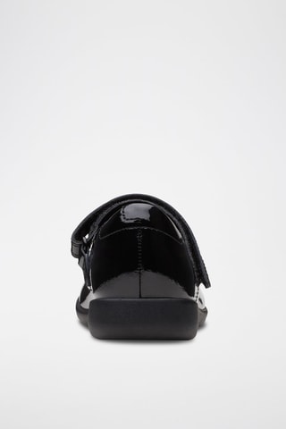 Babies em couro envernizado Etch Mist K - Preto