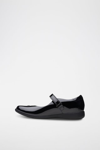 Babies em couro envernizado Etch Mist O - Preto