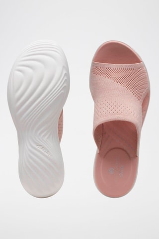 Mules com cunha Marin Coral - Rosa-maquilhagem