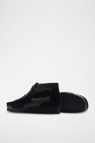Boots de nobuck Wallabee - Preto