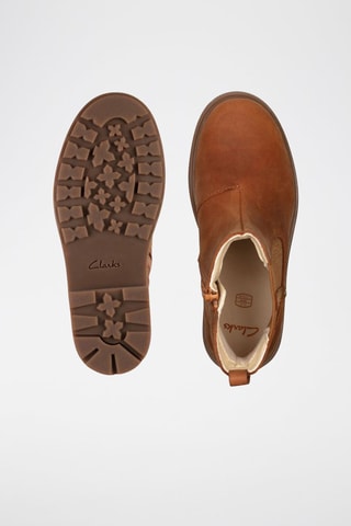 Boots em couro Astrol Orin - Camel