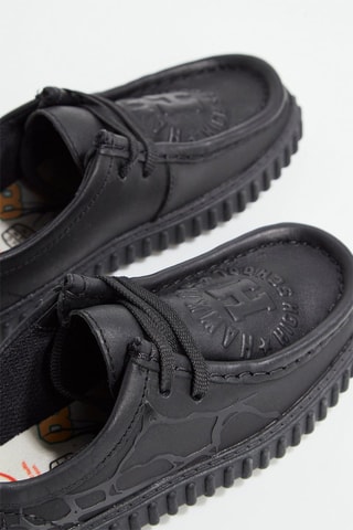 Boots em couro Stranger Things - Preto