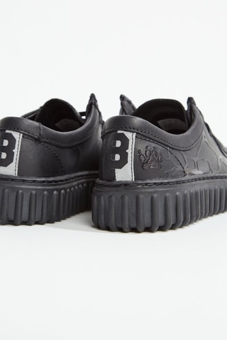 Boots em couro Stranger Things - Preto