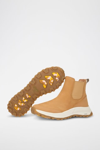 Botins Chelsea em couro ATL TREK UP WP - Bege