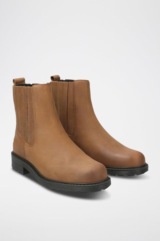Botins Chelsea de couro Orinoco 2 - Castanho