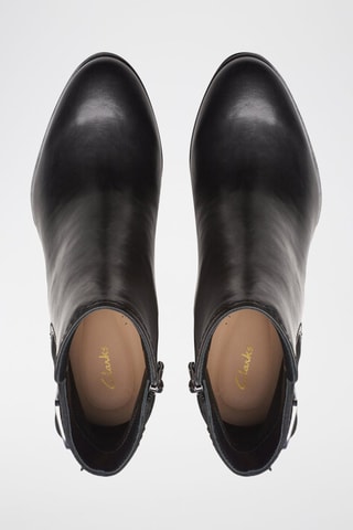 Botins em couro Freva85 - Preto