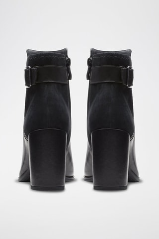 Botins em couro Freva85 - Preto