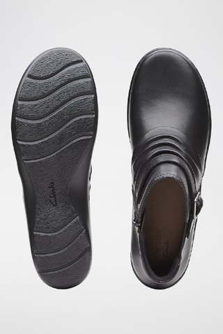Botins em couro Cora - Preto