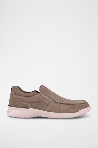 Slip-on em nobuck Donaway - Bege-escuro