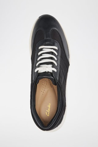 Sapatilhas em couro Un Rio Stitch - Preto