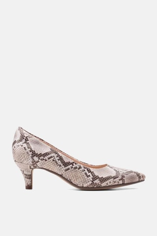 Sapatos de salto Linvale Jerica - Cru e cinzento