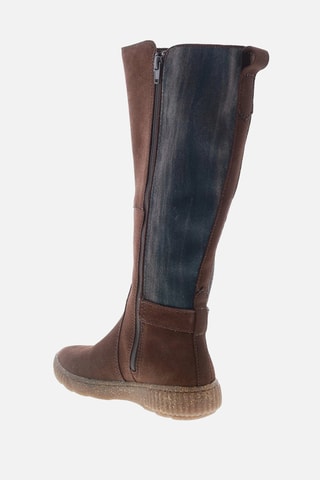 Botas em nobuck Caroline Style - Castanho-escuro