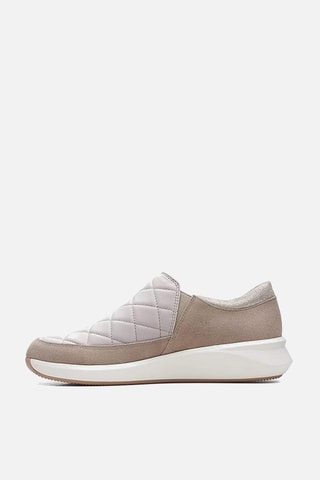 Slip-on em couro Un Rio - Bege