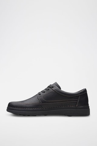 Derbies em couro Nature - Preto