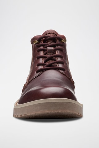 Boots em couro Barnes - Castanho