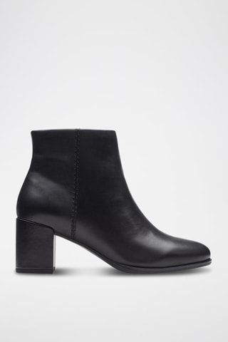 Botins em couro Freva55 - Preto