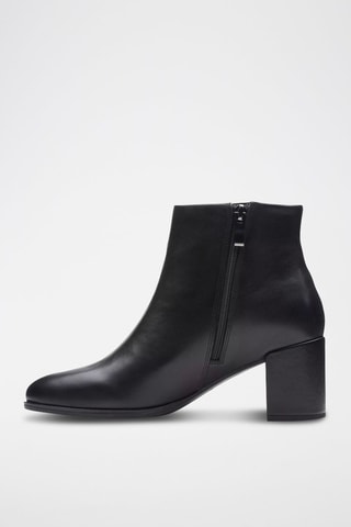 Botins em couro Freva55 - Preto