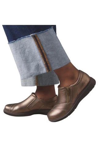 Mocassins em couro Certina - Castanho