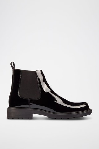 Botins Chelsea de couro envernizado Orinoco 2 - Preto
