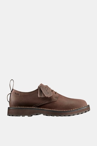 Derbies de couro Solsbury Lace - Castanho