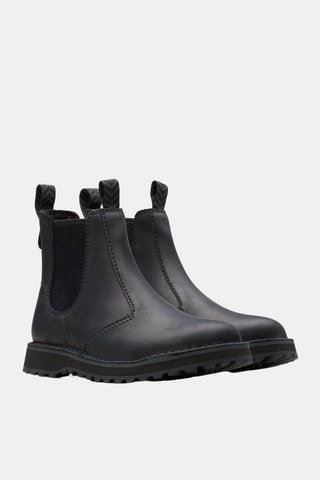 Boots de couro Solsbury Easy - Preto