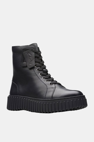 Botins de couro Torhill Rise - Preto
