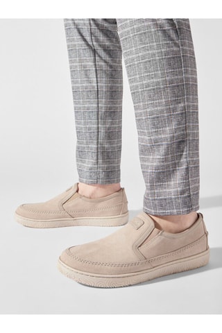 Slip-on em nobuck Hodson - Bege-claro