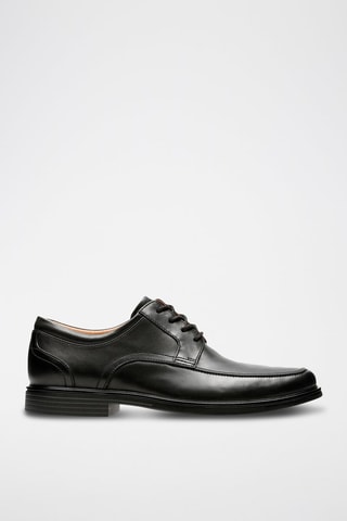 Derbies de couro Un - Preto
