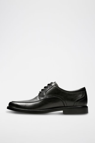 Derbies de couro Un - Preto