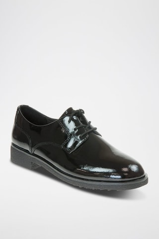 Derbies de couro Griffin - Preto