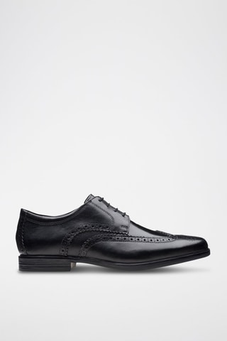 Derbies de couro Howard - Preto