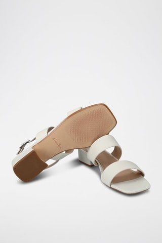 Sandálias de couro Seren25 Strap - Branco