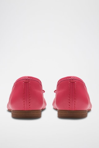 Sabrinas de couro Fawna - Fúcsia