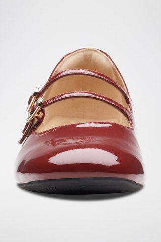 Babies em couro envernizado Daiss30 - Vermelho