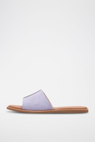 Mules de nobuck Karsea - Malva