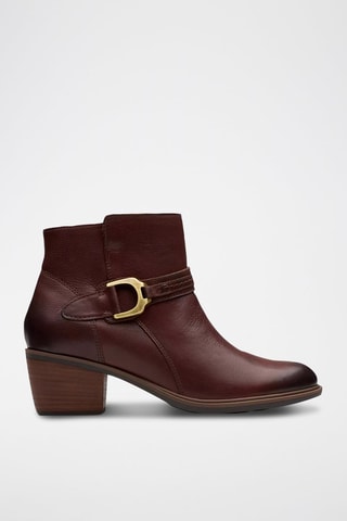 Botins de couro Neva - Castanho