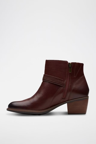 Botins de couro Neva - Castanho