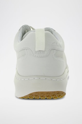 Sapatilhas de couro ClarksPro - Branco