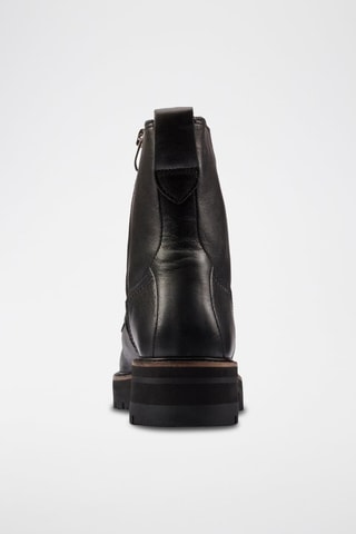 Botins em couro Orianna - Preto