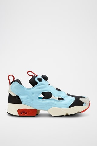 Sneakers in pelle scamosciata Instapump Fury 94 - Celeste e nero