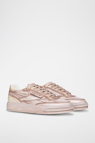 Baskets en cuir Club LTD Vintage R - Vieux rose