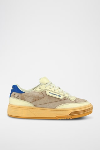 Sneakers in pelle Club C Ltd Vintage R - Marrone ed ecrù